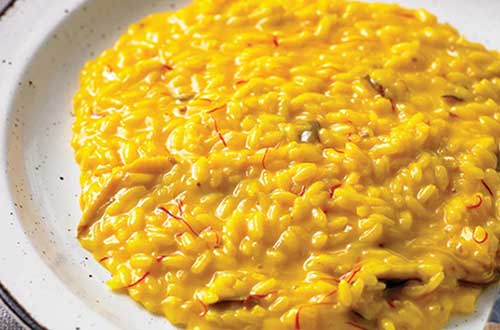 ricetta risotto allo zafferano